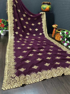 khriti fab georgette embroidered blouse material