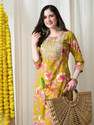 KHUHA Women Embroidered Straight Kurta