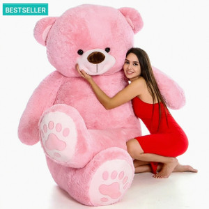 KHUSHBU ENTERPRISES Pink Hugster 6FT Teddy is