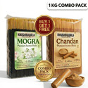 Khushbuwala HIGH QUALITY CHANDAN AGARBATTI 1KG COMBO