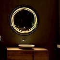 LED Mirror Glass for Bathroom Wall - Decorative Home Decor Mirror for Bedroom, Living Room, Drawing Room, Hall, Makeup Room and Wash Basin (Size - 24x24 Inch Round HD3)