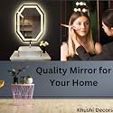 LED Mirror Glass for Bathroom Wall - Decorative Home Decor Mirror for Bedroom, Living Room, Hall, Makeup Room, Washbasin (18x24 Inch Oval TS4)