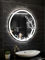 Khushi Decors LED Mirror with Touch Sensor & Light for Wall Décor,Size: 22" x 22" Bathroom Mirror