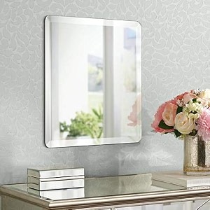 square shape frameless decorative mirror mirror glass for wall mirror for bathrooms mirror in home mirror decor mirror