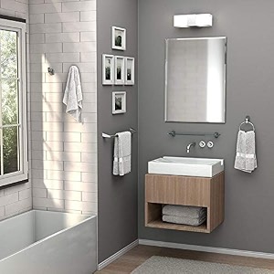 vanity mirror glass bathroom wall - full length plain mirror for bedroom living room dressing room hall makeup room wash basin rectangle shape size -18 x 24 inch