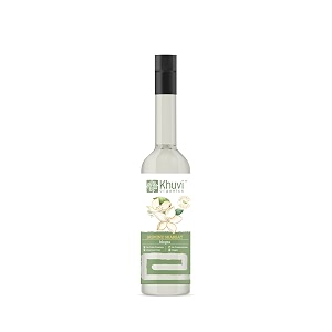 khuvi organics jasmine sharbat mogra syrup 500ml  natural floral summer drink concentrate  refreshing amp aromatic traditional sharbat for cooling amp mocktails