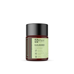khuvi organics pan elaichi gulkand healthy amp tasty big cap jar 400gm