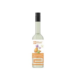 khuvi organics kesar badam elaichi sharbat 500ml  saffron almond cardamom drink concentrate  rich traditional summer beverage for milk mocktails amp desserts