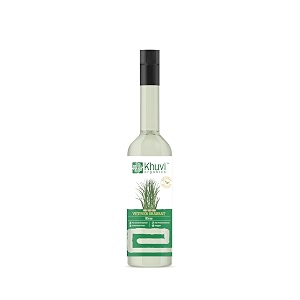 khuvi organics khus sharbat vetiver syrup 500ml  natural cooling summer drink concentrate  refreshing earthy flavor  traditional sharbat for mocktails amp beverages