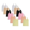 Khwahish Cotton Multi-Coloured Long Slip amp Camisole