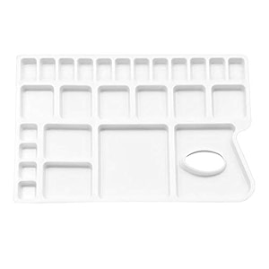big rectangle shape colour mixing palettetray for artiststudents pack of 1