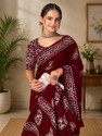 kiaan fashion Printed Bollywood Pure Cotton Saree
