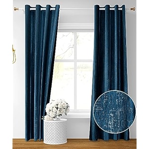 kiara creations premium room darkening embossed texture solid curtains 10 feet long door pack of 1 teal
