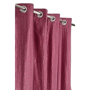 kiara creations premium room darkening embossed texture solid curtains 6 feet window pack of 2 wine