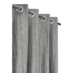 kiara creations premium room darkening embossed texture solid curtains 5 feet window pack of 2 grey