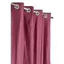 Kiara Creations Premium Room Darkening Embossed Texture Solid Curtains 7 Feet Long, Pack of 1, Onion