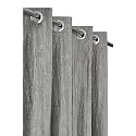 Kiara Creations Premium Room Darkening Embossed Texture Solid Curtains 6 Feet Window, Pack of 1, Grey