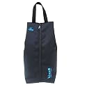 KIASH Shoe Storage Organizer Bag with One Zipper for Traveling, Portable Pouch, Waterproof and Lightweight Polyester Fabric for Men and Women - Black - Pack of 1