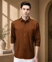 Kibit Men Slim Fit Solid Slim Collar