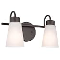 Kichler Erma 2 Light Bath Vanity 8.5 Inch Tall 55125