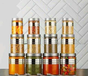 KICHSTORE Plastic Grocery Container - 1200 ml