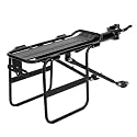 Aluminum Alloy Rear Cargo Rack for Folding Bike Bags, Black