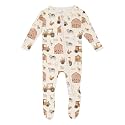 KicKee Baby &amp; Toddler Zipper Footie – Ultra-Soft Viscose from Bamboo Pajamas with Flip Paws &amp; Grips