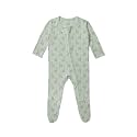 KicKee Baby &amp; Toddler Zipper Footie – Ultra-Soft Viscose from Bamboo Pajamas with Flip Paws &amp; Grips