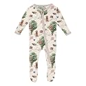 KicKee Baby &amp; Toddler Zipper Footie – Ultra-Soft Viscose from Bamboo Pajamas with Flip Paws &amp; Grips