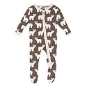 KicKee Baby &amp; Toddler Zipper Footie – Ultra-Soft Viscose from Bamboo Pajamas with Flip Paws &amp; Grips