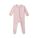 KicKee Baby &amp; Toddler Zipper Footie – Ultra-Soft Viscose from Bamboo Pajamas with Flip Paws &amp; Grips