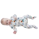 KicKee Baby &amp; Toddler Zipper Footie – Ultra-Soft Viscose from Bamboo Pajamas with Flip Paws &amp; Grips