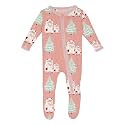 KicKee Baby &amp; Toddler Zipper Footie – Ultra-Soft Viscose from Bamboo Pajamas with Flip Paws &amp; Grips