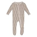 KicKee Baby &amp; Toddler Zipper Footie – Ultra-Soft Viscose from Bamboo Pajamas with Flip Paws &amp; Grips