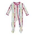 KicKee Baby &amp; Toddler Zipper Footie – Ultra-Soft Viscose from Bamboo Pajamas with Flip Paws &amp; Grips