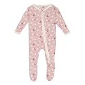 KicKee Baby &amp; Toddler Zipper Footie – Ultra-Soft Viscose from Bamboo Pajamas with Flip Paws &amp; Grips