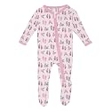 KicKee Baby &amp; Toddler Zipper Footie – Ultra-Soft Viscose from Bamboo Pajamas with Flip Paws &amp; Grips