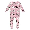 KicKee Baby &amp; Toddler Zipper Footie – Ultra-Soft Viscose from Bamboo Pajamas with Flip Paws &amp; Grips