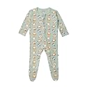 KicKee Baby &amp; Toddler Zipper Footie – Ultra-Soft Viscose from Bamboo Pajamas with Flip Paws &amp; Grips