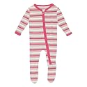 KicKee Baby &amp; Toddler Zipper Footie – Ultra-Soft Viscose from Bamboo Pajamas with Flip Paws &amp; Grips