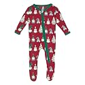 KicKee Baby &amp; Toddler Zipper Footie – Ultra-Soft Viscose from Bamboo Pajamas with Flip Paws &amp; Grips