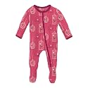 KicKee Baby &amp; Toddler Zipper Footie – Ultra-Soft Viscose from Bamboo Pajamas with Flip Paws &amp; Grips