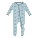 KicKee Baby &amp; Toddler Zipper Footie – Ultra-Soft Viscose from Bamboo Pajamas with Flip Paws &amp; Grips