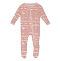 KicKee Baby &amp; Toddler Zipper Footie – Ultra-Soft Viscose from Bamboo Pajamas with Flip Paws &amp; Grips