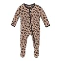 KicKee Baby &amp; Toddler Zipper Footie – Ultra-Soft Viscose from Bamboo Pajamas with Flip Paws &amp; Grips