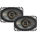 KICKER 51KSC4604 KS-Series 4x6 Coaxial Speakers with .5" tweeters, 4-Ohm, Pair