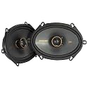 KICKER 51KSC6804 KS-Series 6x8 Coaxial Speakers with .75" tweeters, 4-Ohm, Pair