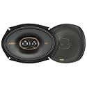 KICKER 51KSC69304 KS-Series 6x9 3-Way Speakers with 1" and .75" tweeters, 4-Ohm, Pair