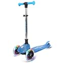 Kicknroll Toddler Scooter Light Up 3 Wheel Kids Scooters for Ages 2-8