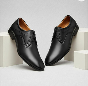 kickonus Mens Formal Dress Shoes Polished Leather